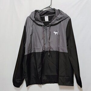 NEW Victorias Secret PINK Women 1/2 Zip Pullover Jacket Size M